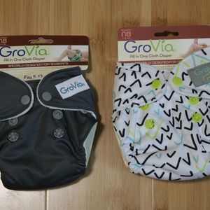 Newborn Grovia All-In-One (AIO) Cloth Diaper